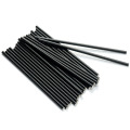 100PCS/ Box Paper Drinking Straw in Color Black for Drink Wine